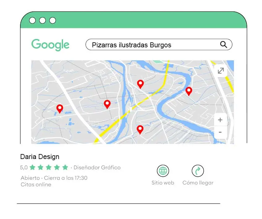 Google maps local pack