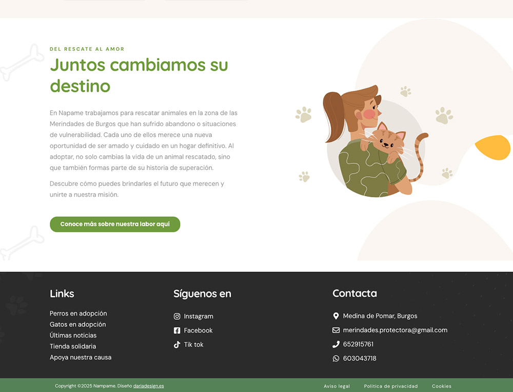 Buscador animales en adopcion