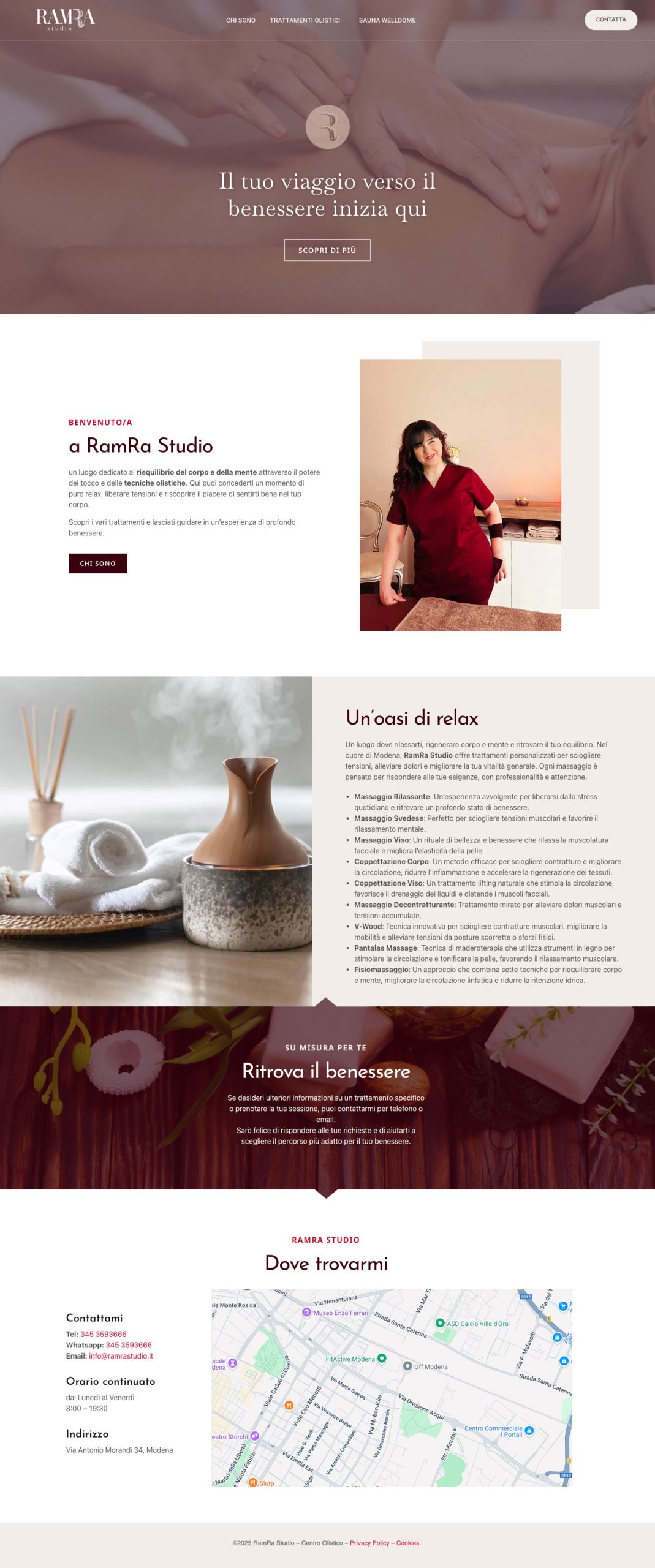Web para tratamientos holisticos