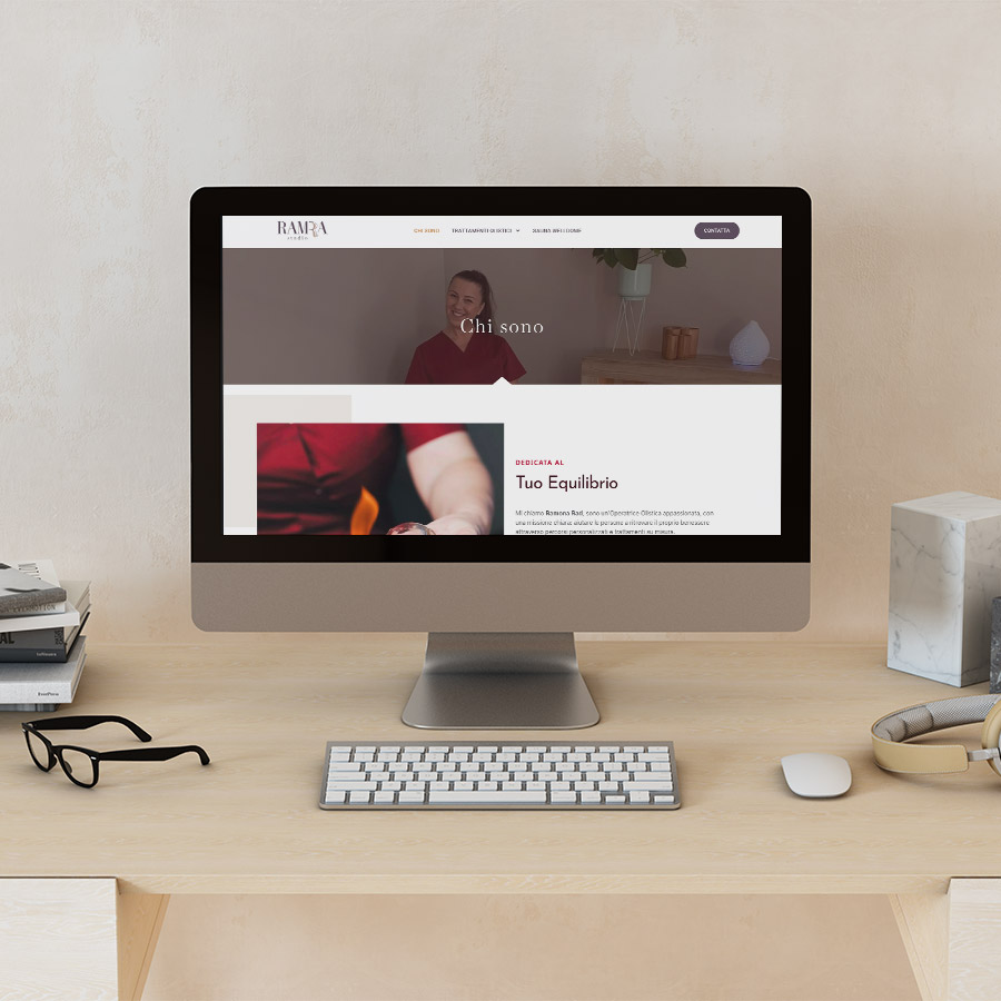 Identidad visual y diseño web de Ramra Studio