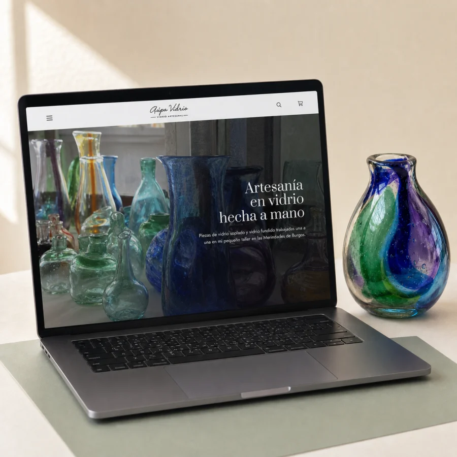 Diseño web para artesana local de Burgos